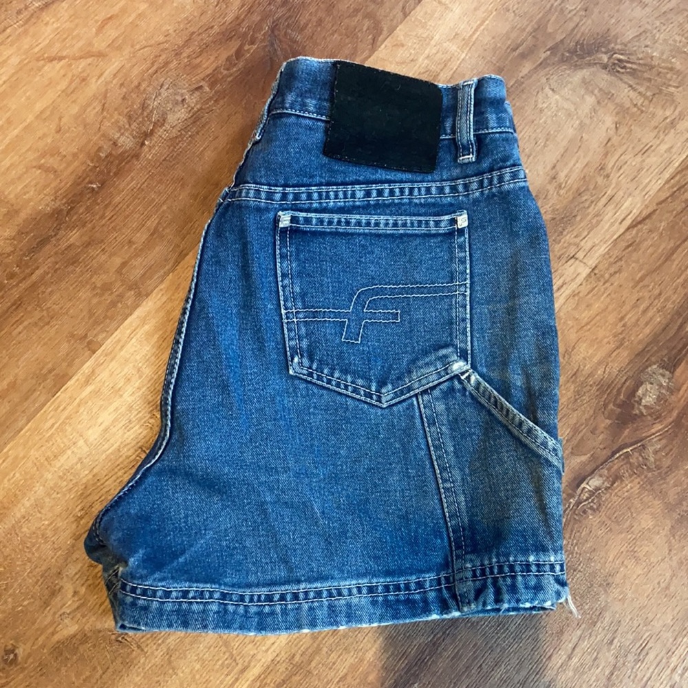 Vintage 90’s FUBU Carpenter Mom Denim Shorts 11/12